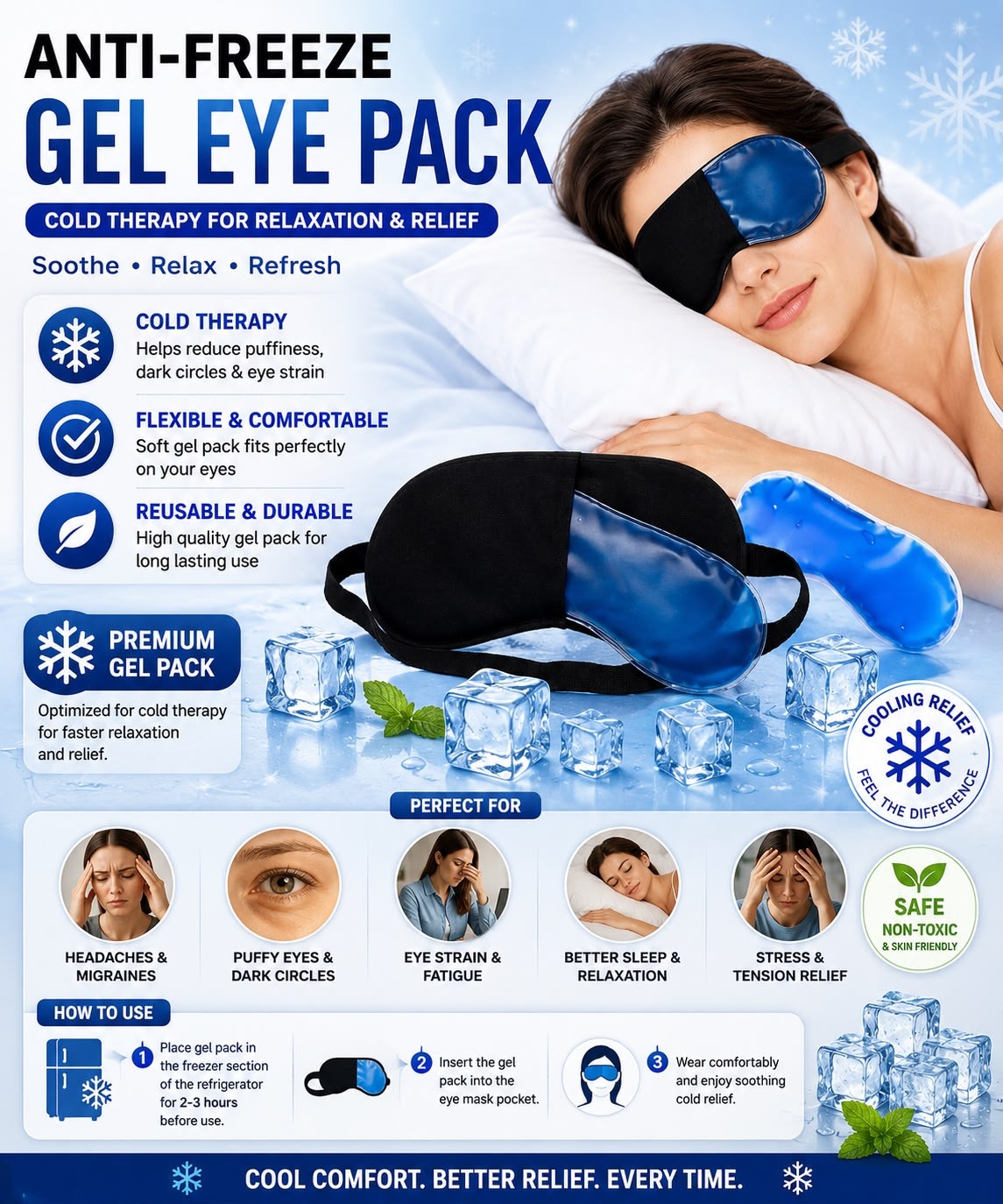 Anti-Freeze Eye Gel Pack Of 1