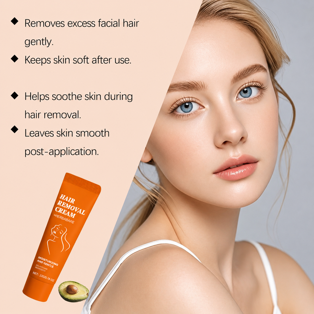 Hair Removal Cream 100ML Each Pack Of 2