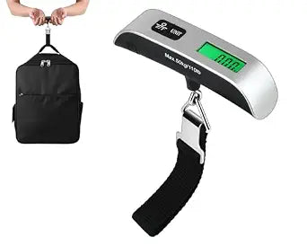 Portable Digital Luggage Scales for Travel with Backlit LCD