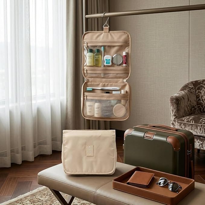 Toiletry Travel Bag Hanging Organizer