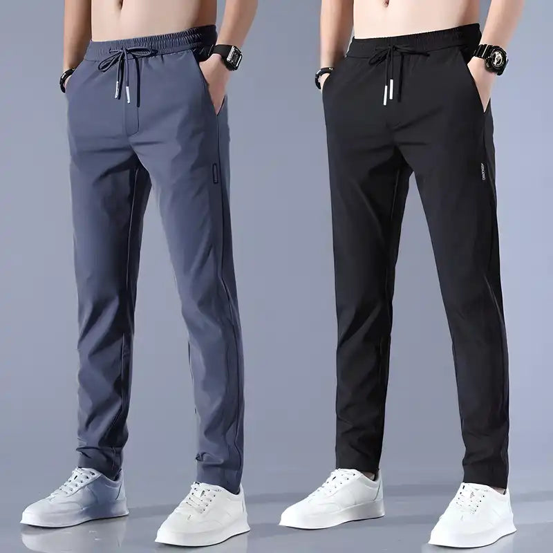 Combo Dark grey & Black Unisex NS Lycra Track Pants ( pack of 2)