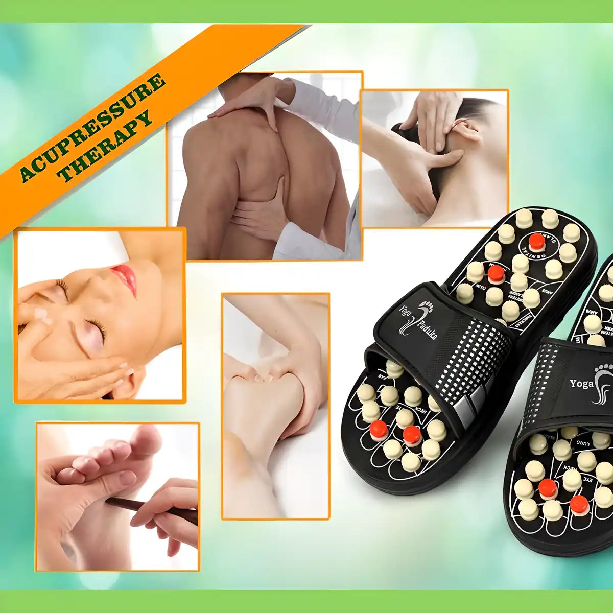 Acupressure Foot Relaxer Massager Slipper (new)