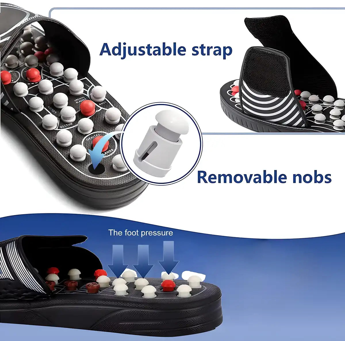 Acupressure Foot Relaxer Massager Slipper (new)