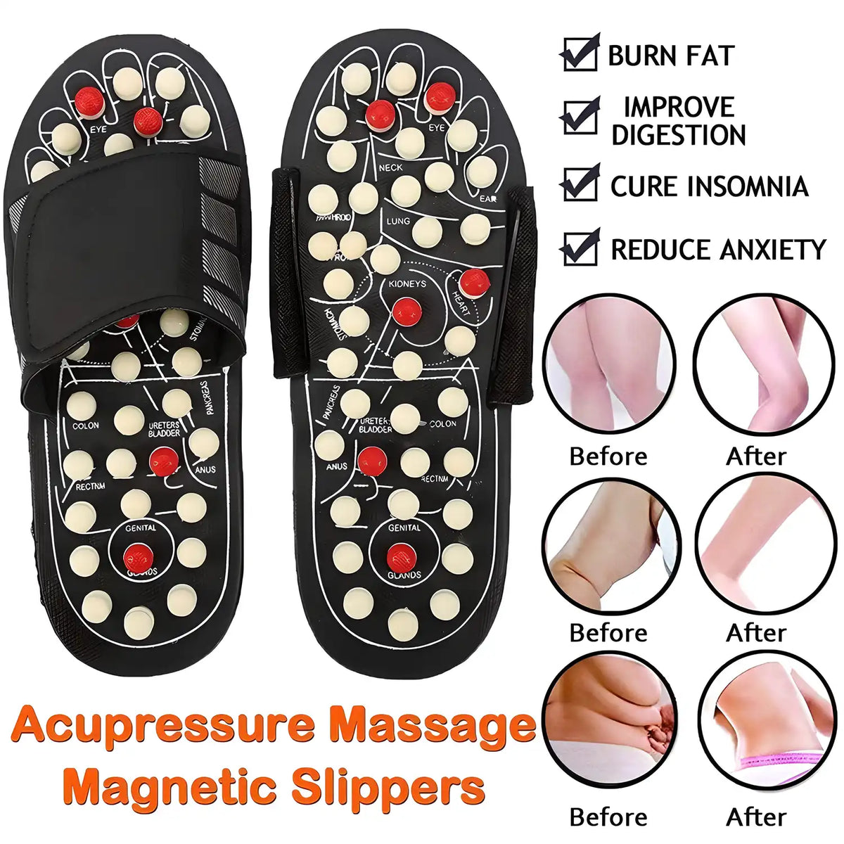 Acupressure Foot Relaxer Massager Slipper (new)